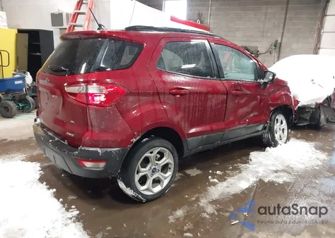 2021 Ford Ecosport Se из США, поврежденный, VIN MAJ6S3GLXMC456524